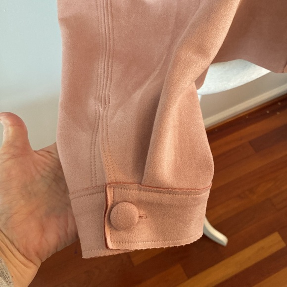 THML faux suede and leopard print jacket medium NWT - Picture 3 of 10